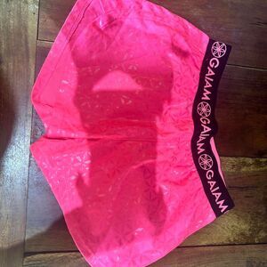 Gaiam girls 7/8 Pink Shorts